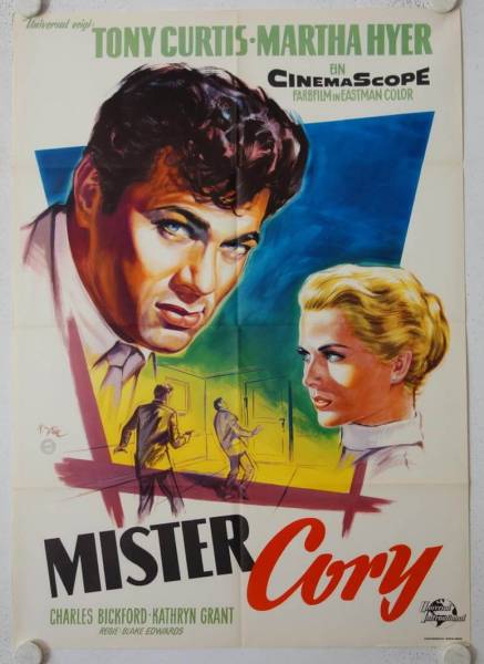 Mister Cory original release german movie poster